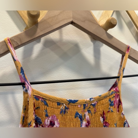 Strap Dress~ Smocked Top~ Pink Rose~ Great Condition! - Picture 7 of 7